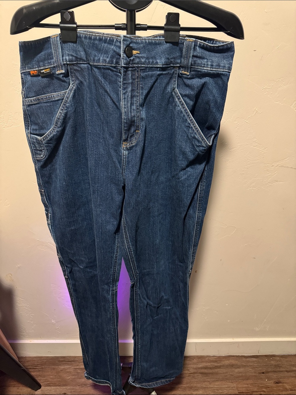 Timberland PRO Slim Straight Dark Blue Work Jeans
